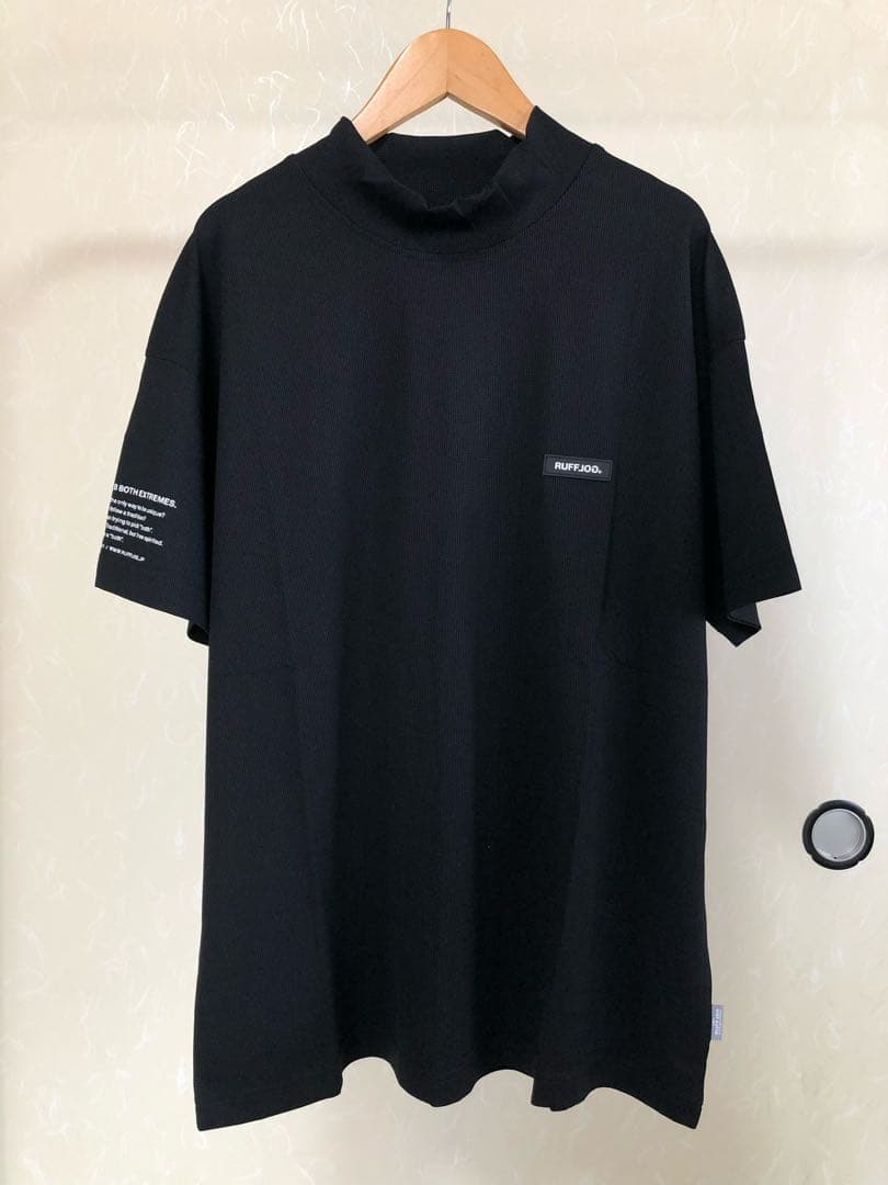 RUFFLOG MOCK NECK SHIRTS サイズXL ブラック