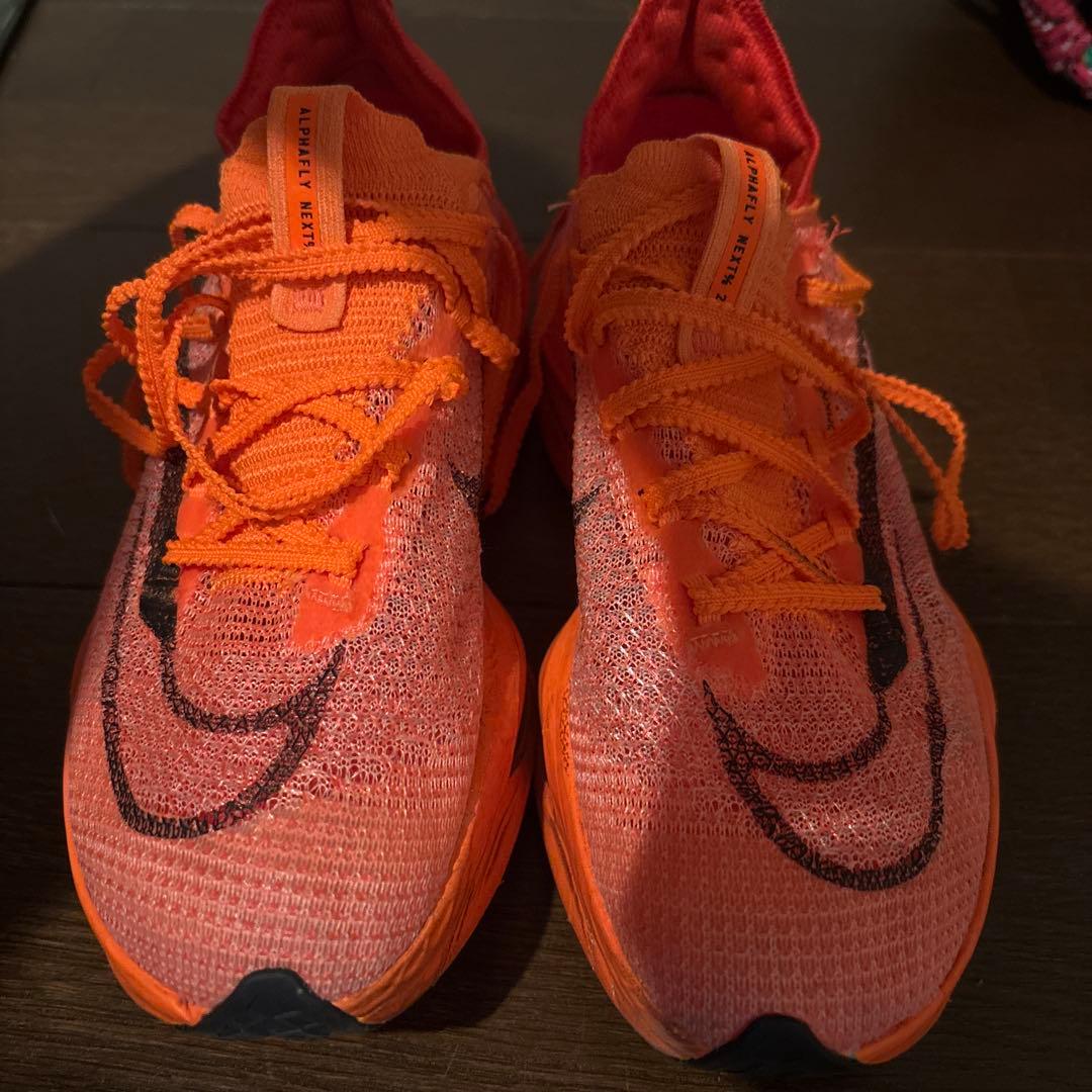 NIKE ALPHAFLY NEXT% オレンジ　23センチ
