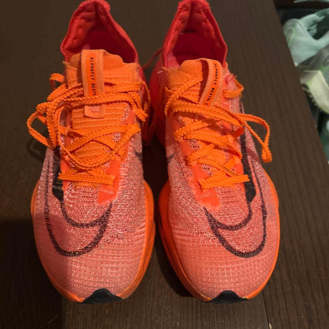 NIKE ALPHAFLY NEXT% オレンジ　23センチ