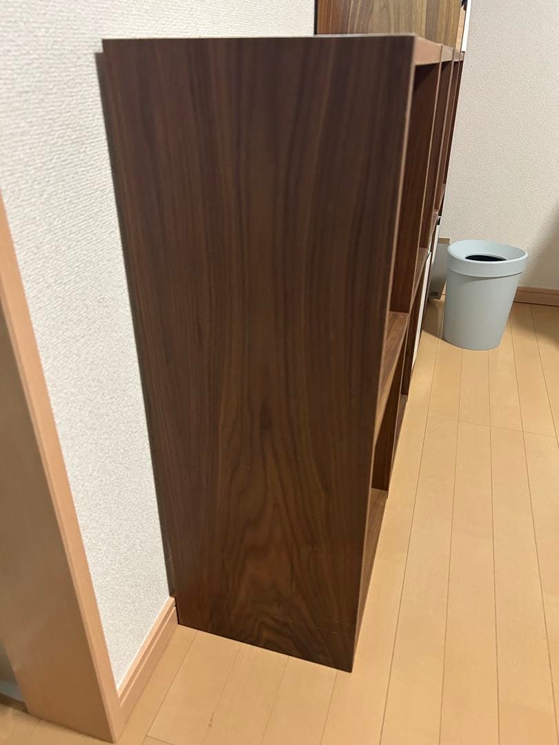 無印良品　スタッキングシェルフ　ウォールナット　　　2段×2段