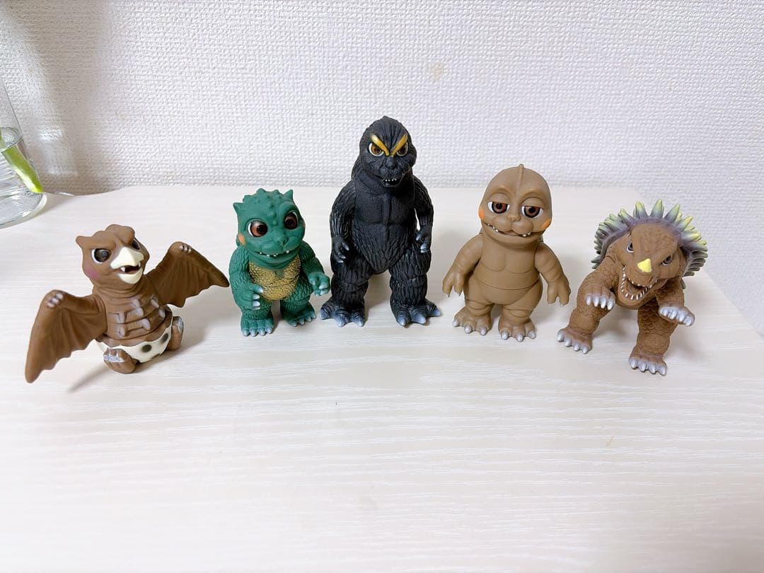 ムービーモンスターシリーズ 怪獣人形劇ゴジばん ソフビ 5体
