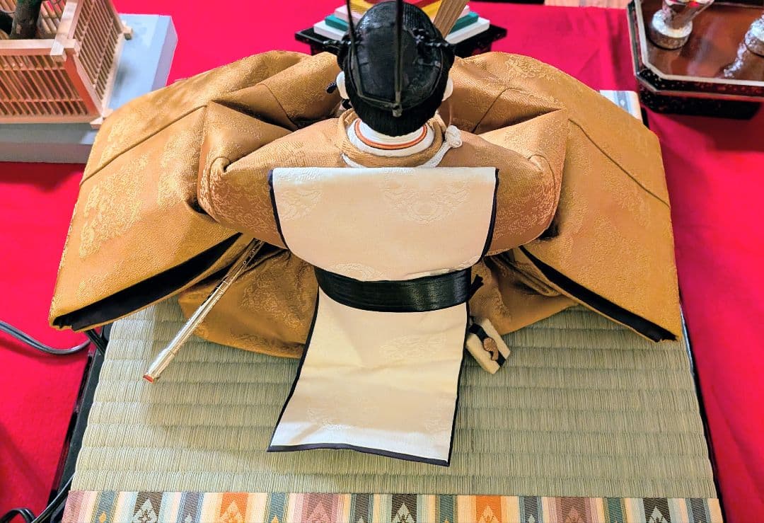 【ほぼ未使用】安藤桂甫作 京雛 親王飾り