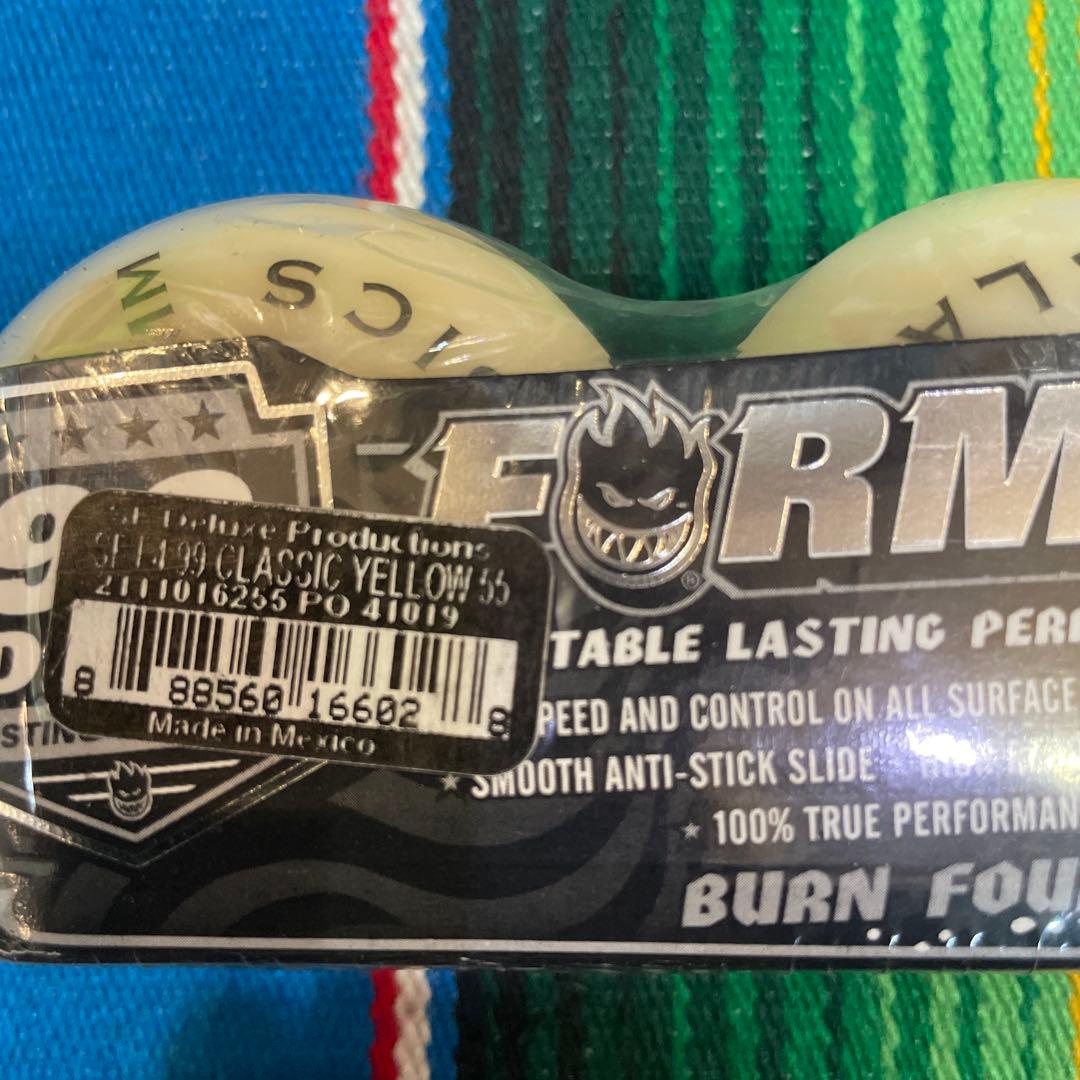 スケートボード SPITFIRE FORMULA FOUR 55mm 99DURO