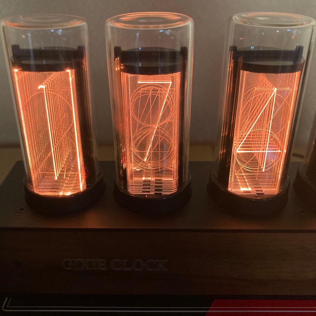 【Gixie Clock】 ニキシー管風置き時計 初代