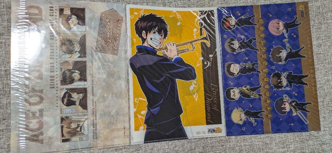 ダイヤのA クリアファイル 大量 原作柄 アニメ 球団コラボ THE LIVE