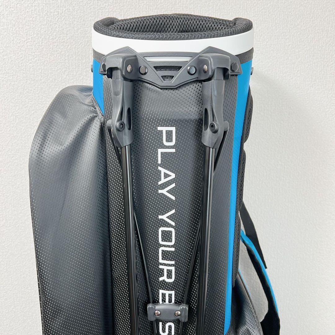 PING 6分割スタンドキャディバッグ 口径約20-25cm 紺×黒
