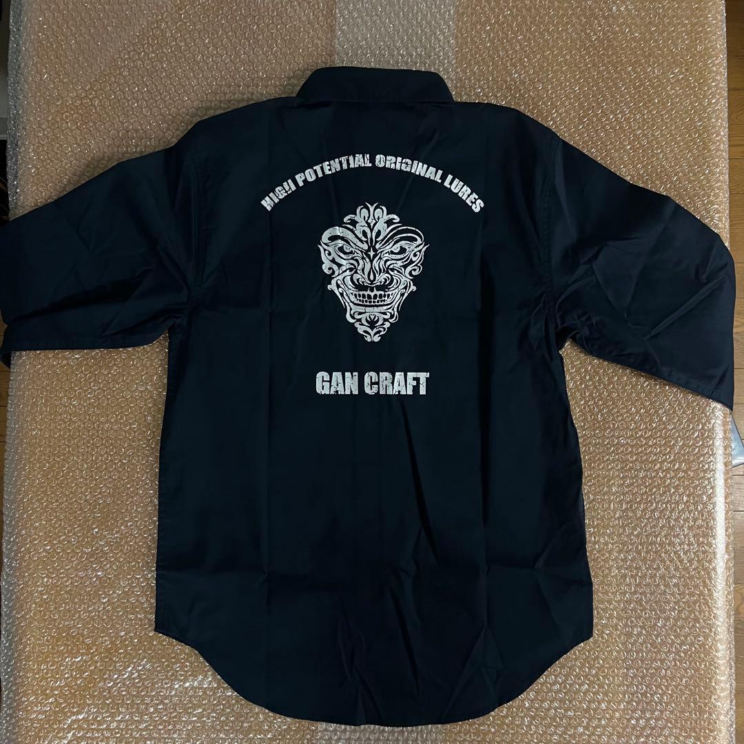 ガンクラフト 受注生産限定 ロングスリーブワークシャツ ネイビー M ジョイクロ