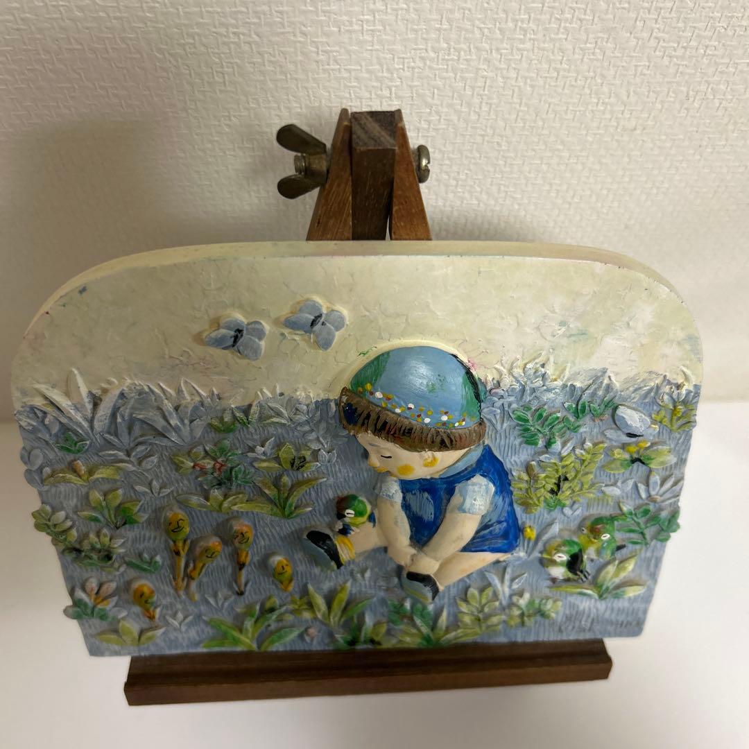 画家　足立美術館　動画の世界　林義雄　陶板　スタンド付き