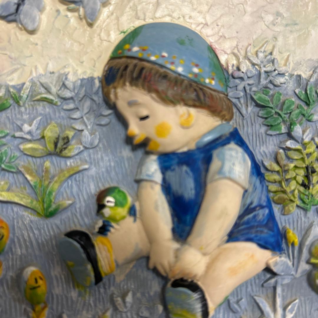 画家　足立美術館　動画の世界　林義雄　陶板　スタンド付き