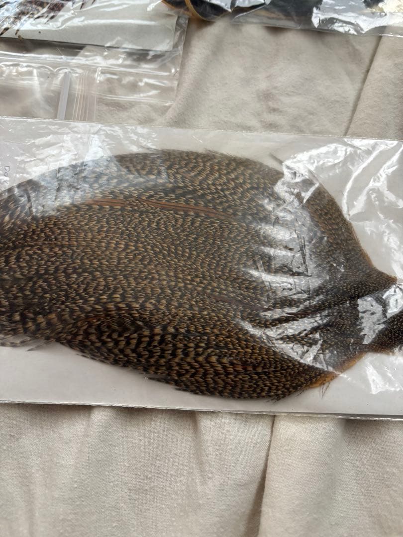 フライマテリアル　フライフィッシング　羽　まとめ売り　M