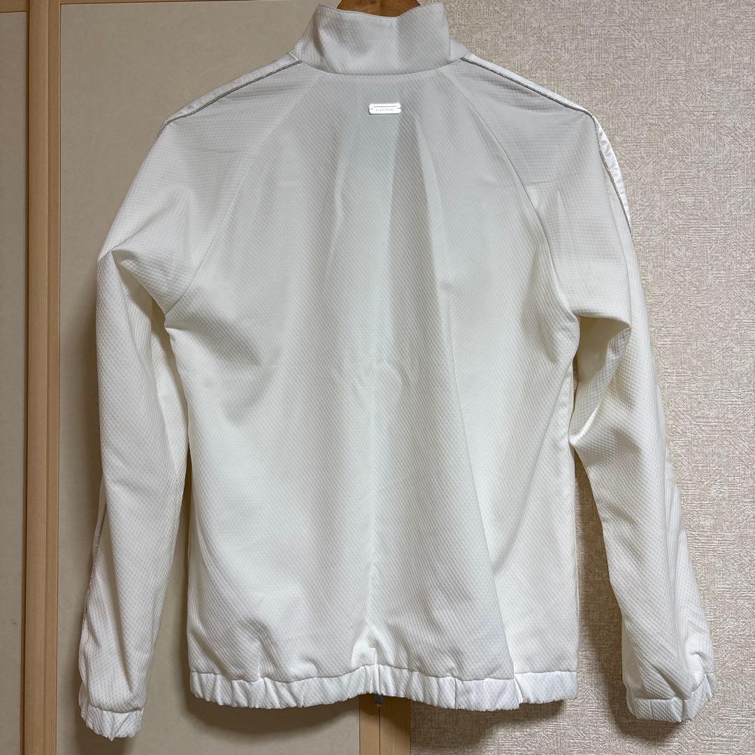 【美品】セントアンドリュース ジャケット 白 ダイヤ柄織生地 裏地付 M