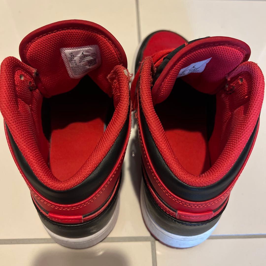 Nike Air Jordan 1 赤黒 ハイカットシューズ25cm