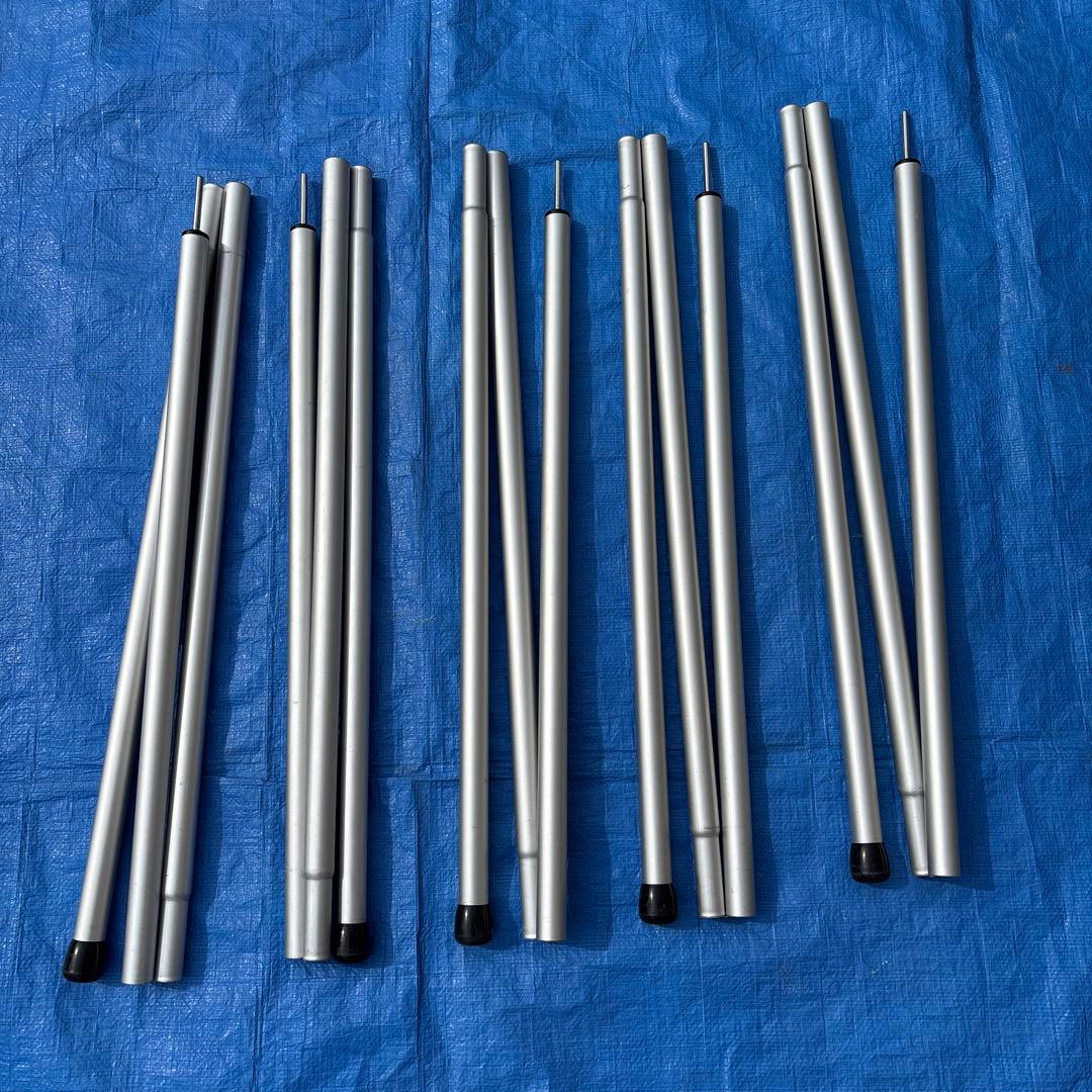 スノーピーク　 peakアルミポール170cm TP-022 5本セット