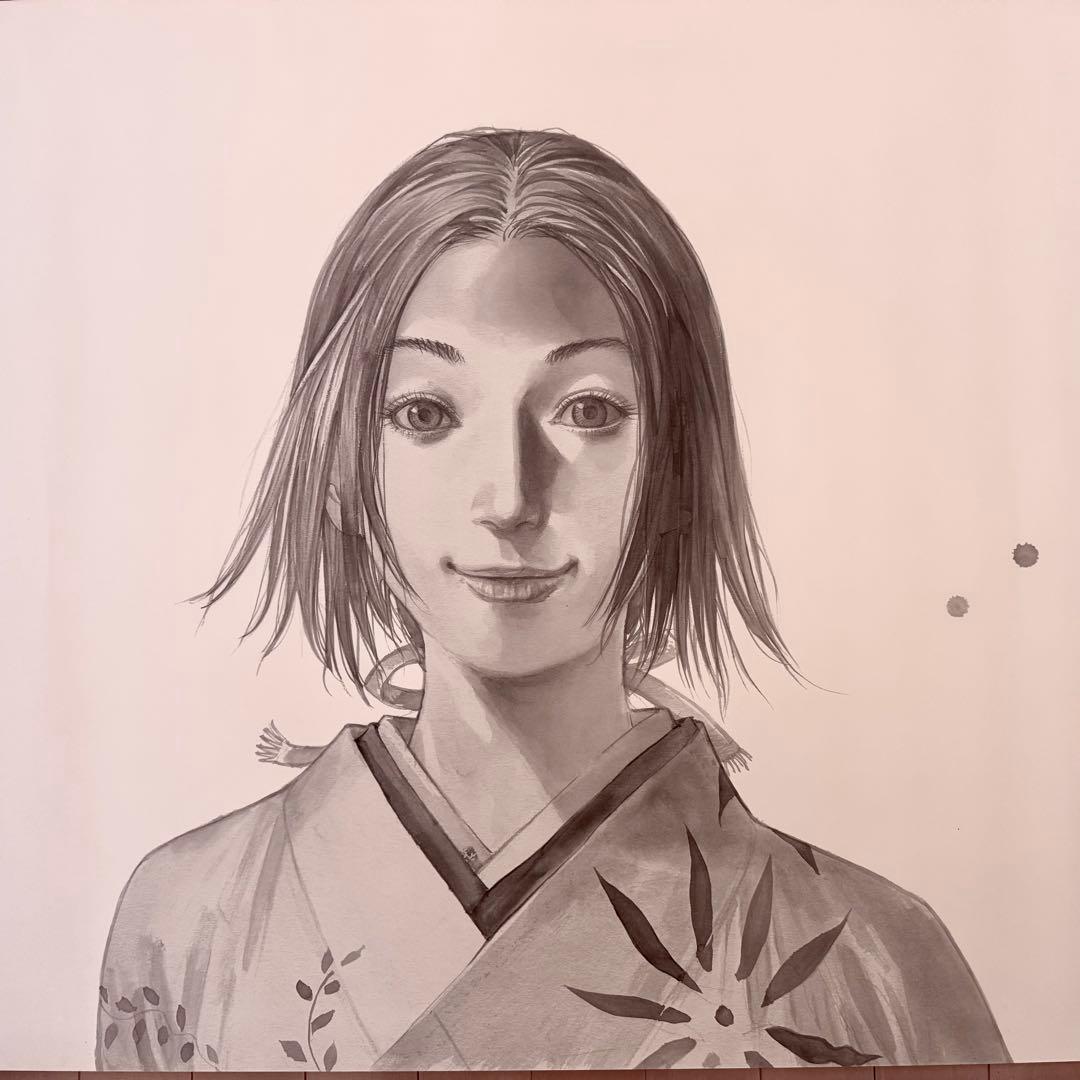 バガボンド おつう ポスター 井上雄彦 最後の漫画展 2010