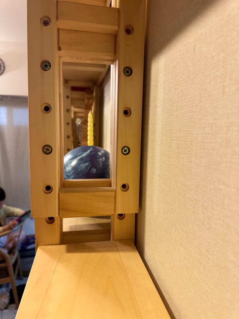ベルメゾン　木製オープンシェルフ ナチュラル