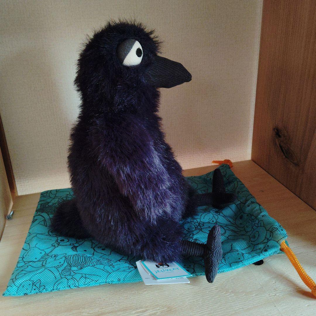  ぬいぐるみ ハロウィンシリーズ カラス収納袋付き