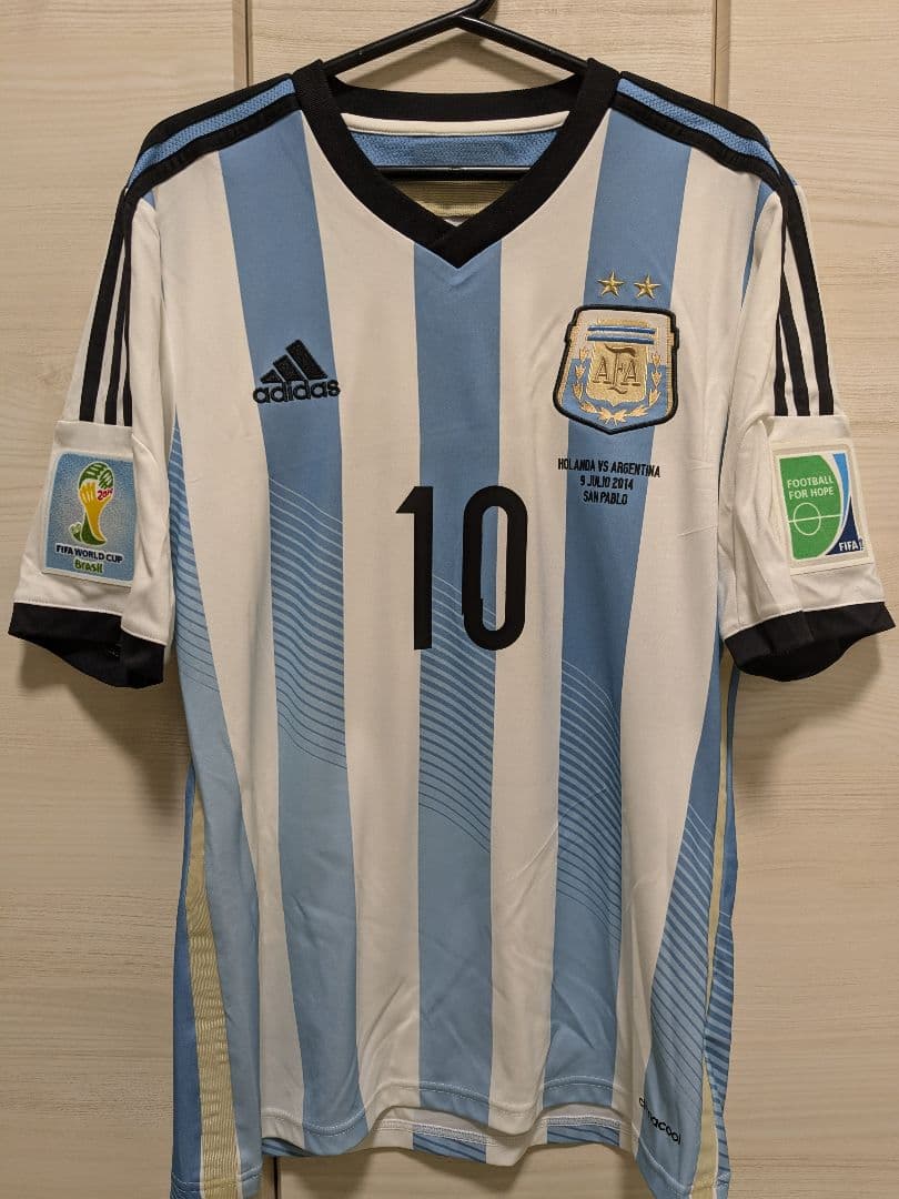 ２０１４シーズン　アルゼンチン代表　メッシ　ユニフォーム（紙タグ無）