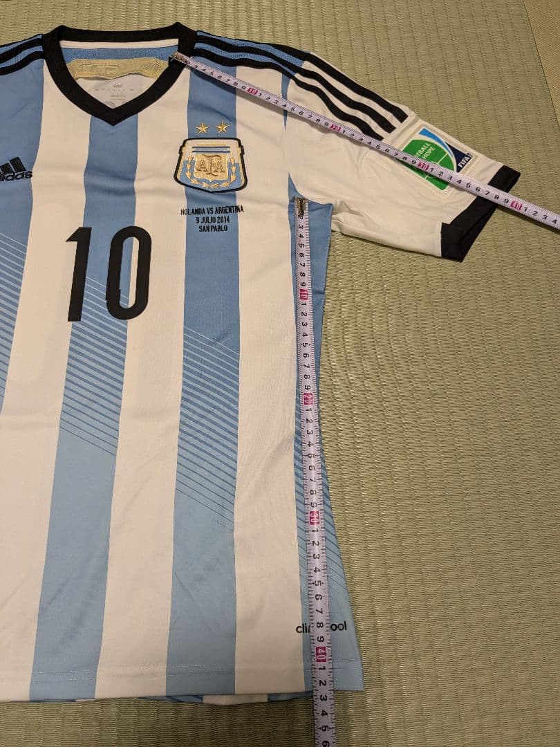 ２０１４シーズン　アルゼンチン代表　メッシ　ユニフォーム（紙タグ無）