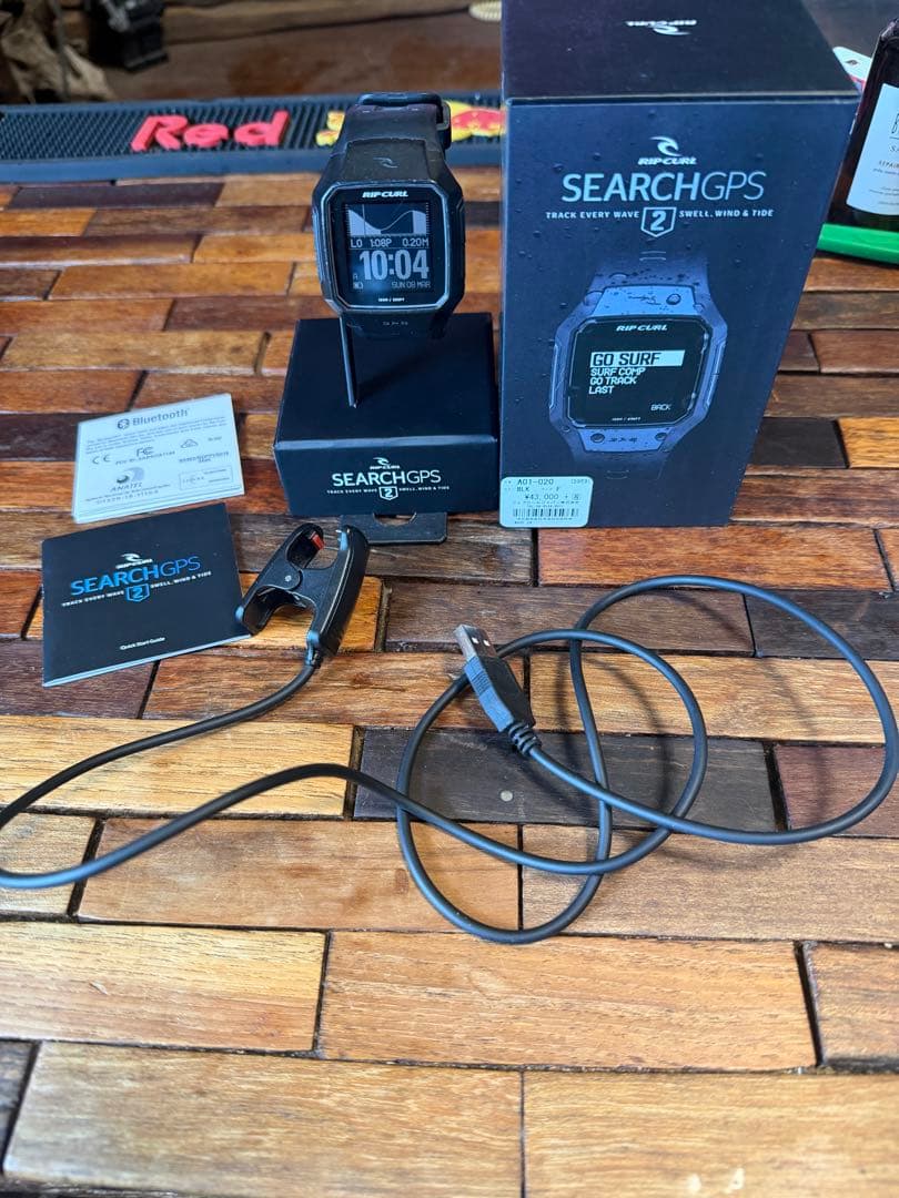 RIP CURL SEARCH GPS 2 ブラック　 多少の傷あり画面に傷無し