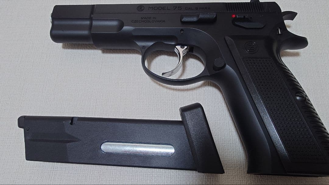 【美品】carbon8 CZ75 CO2 ガスガン ガスブローバック