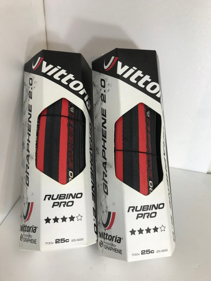 ヴィットリア RUBINO PRO 700×25c 2本 RED