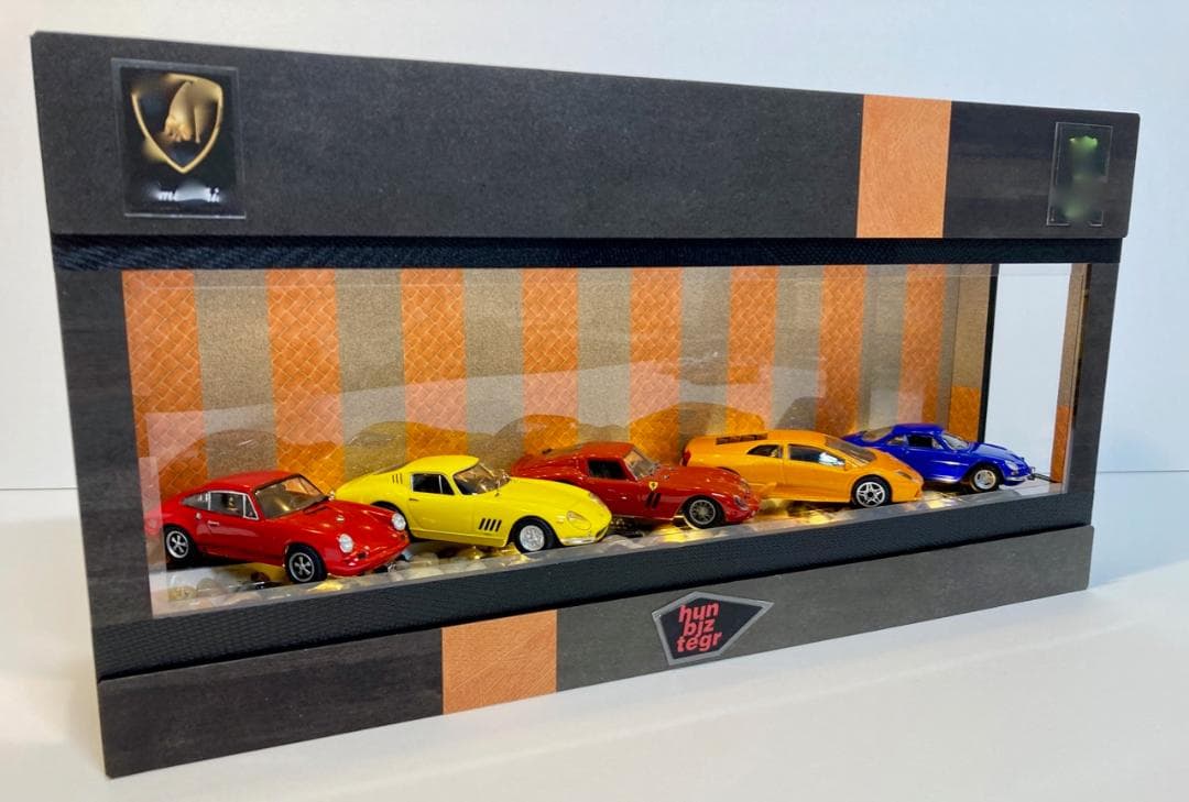 ストーン＆レジン・1/64~1/24・ディスプレーBOX/スタイリッシュジオラマ
