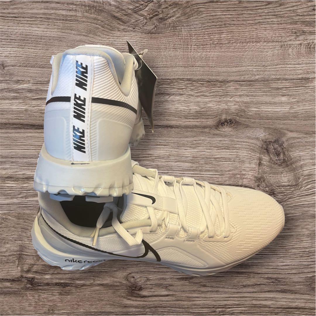 Nike React インフィニティゴルフシューズ 白　男女共通　25cm