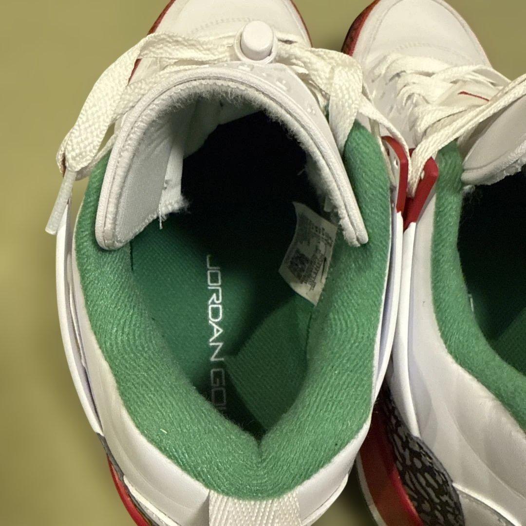 NIKE GOLF ジョーダンスパイジーク G □ ホワイト×レッド 27.5