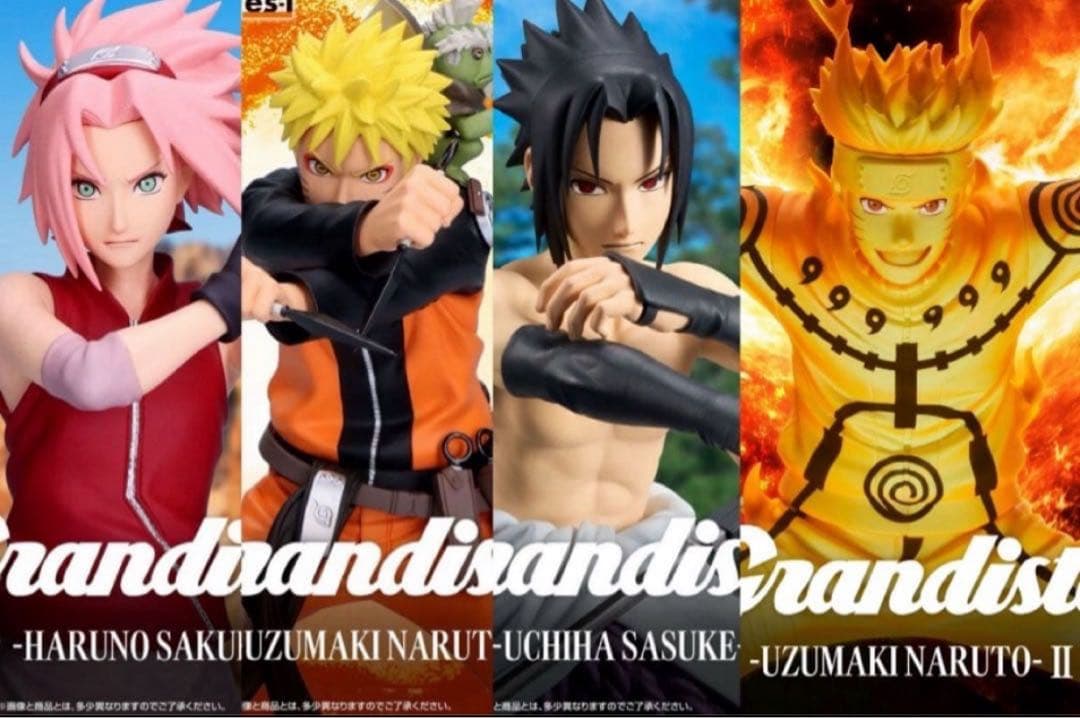 6点セット　ナルト　春野サクラ　うちはサスケ　フィギュア　grandista