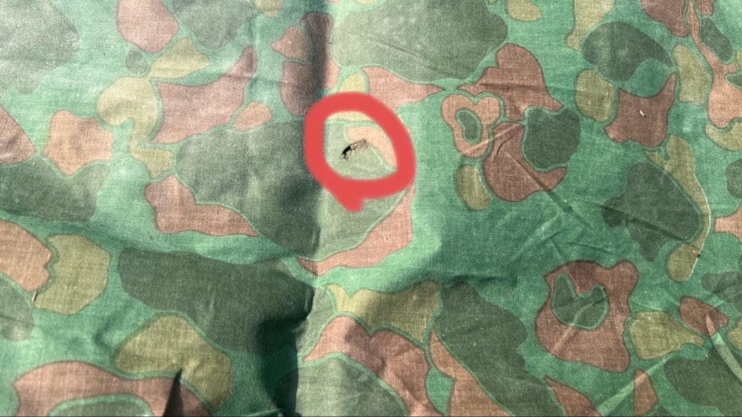 第二次世界大戦 米軍 ダックハンターカモ ポンチョ リバーシブル
