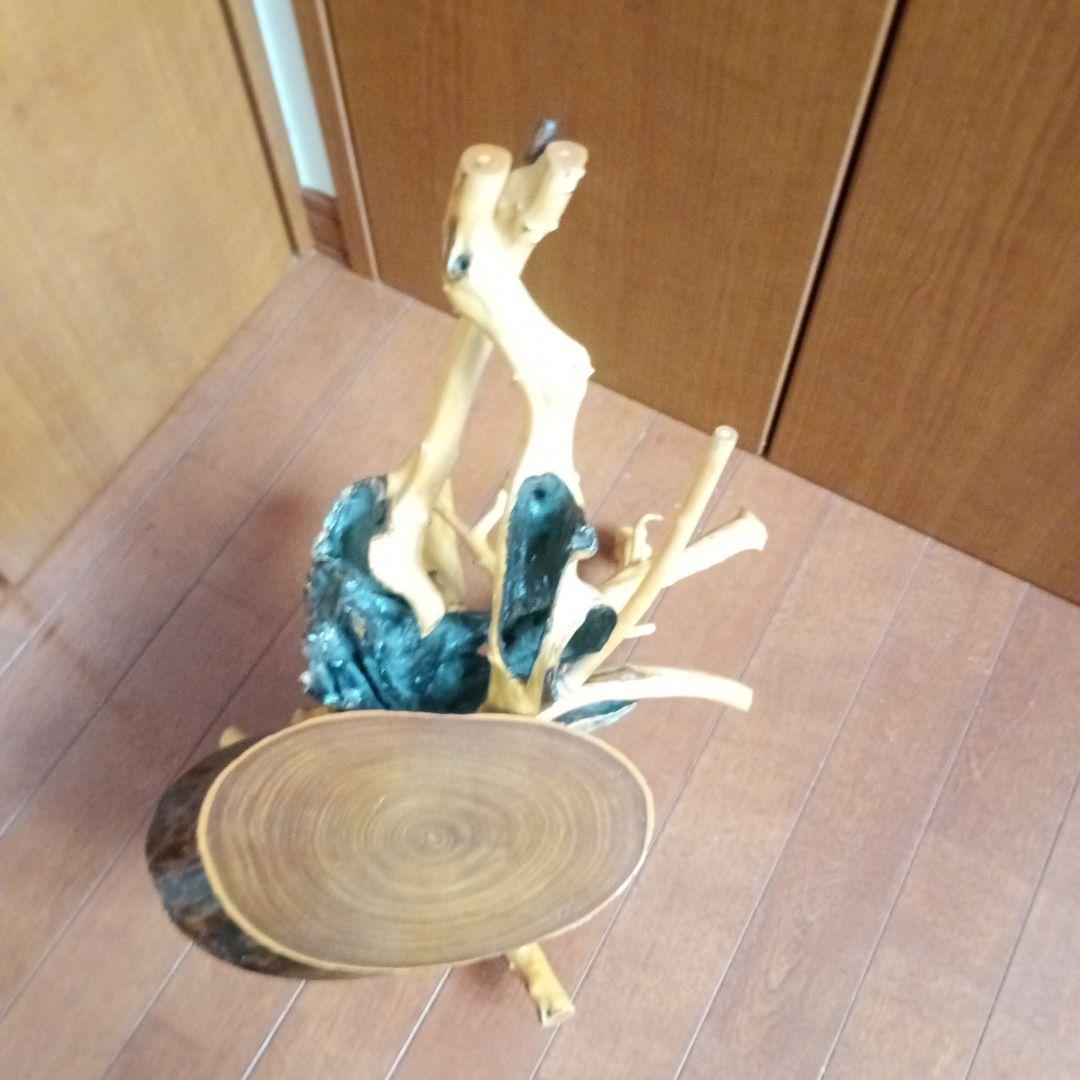 流木　アート　飾り棚