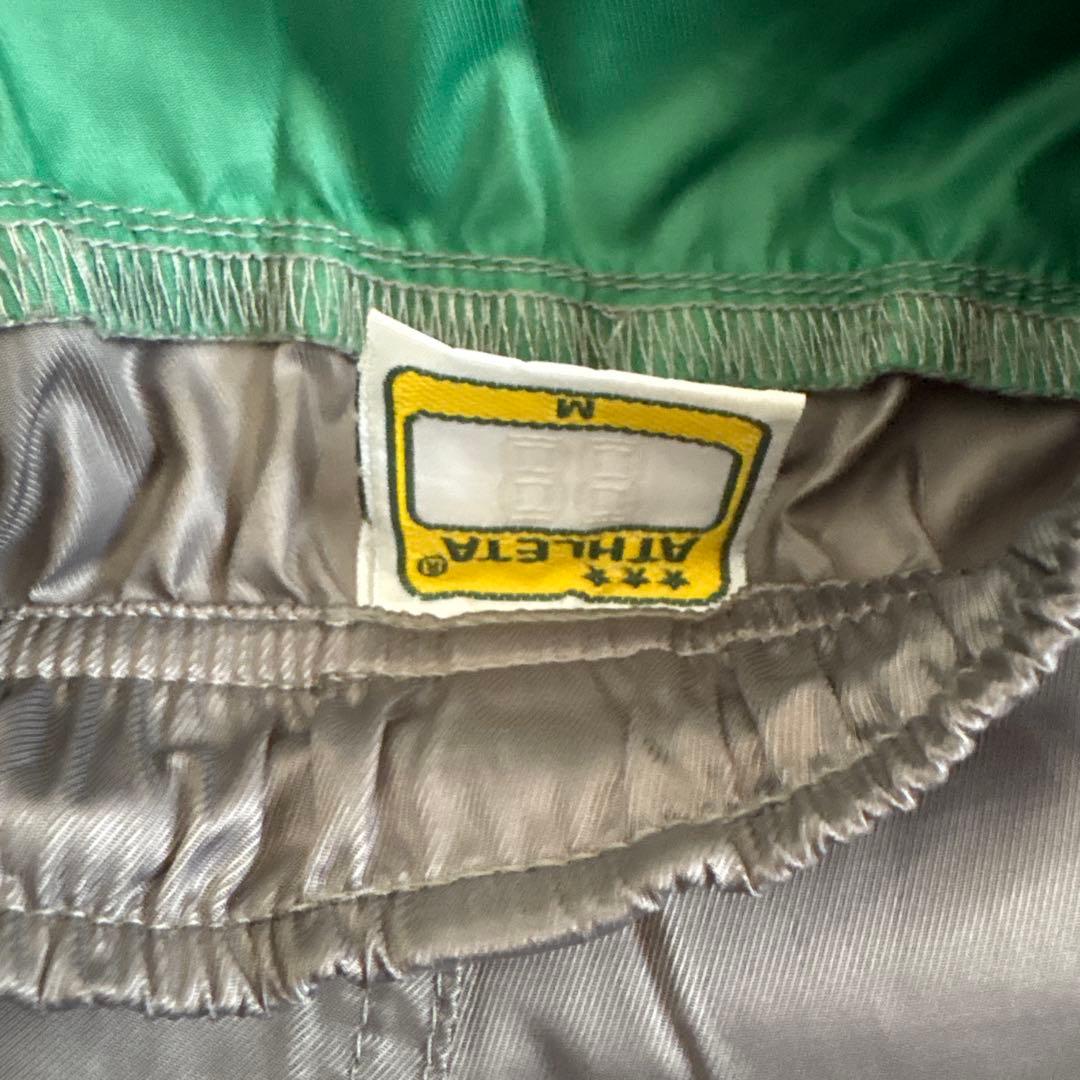 ATHLETA ピステ上下セット グレー/グリーン