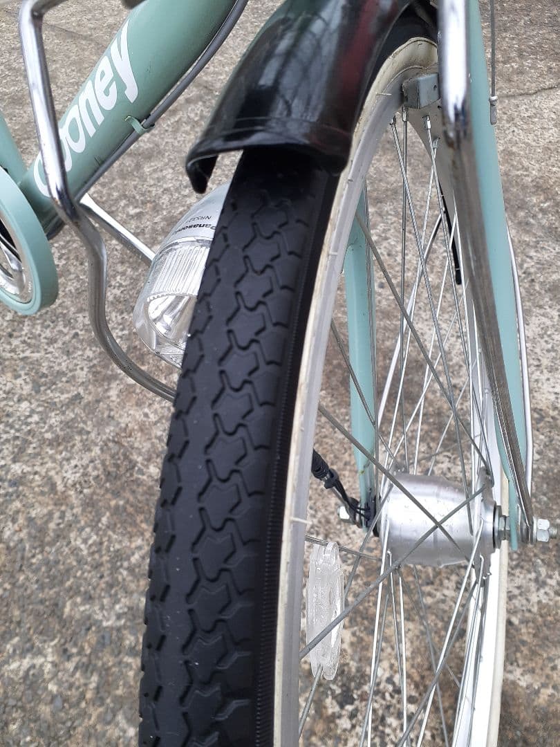 24インチ6段変速式自転車ジュニア美品青森手渡し限定