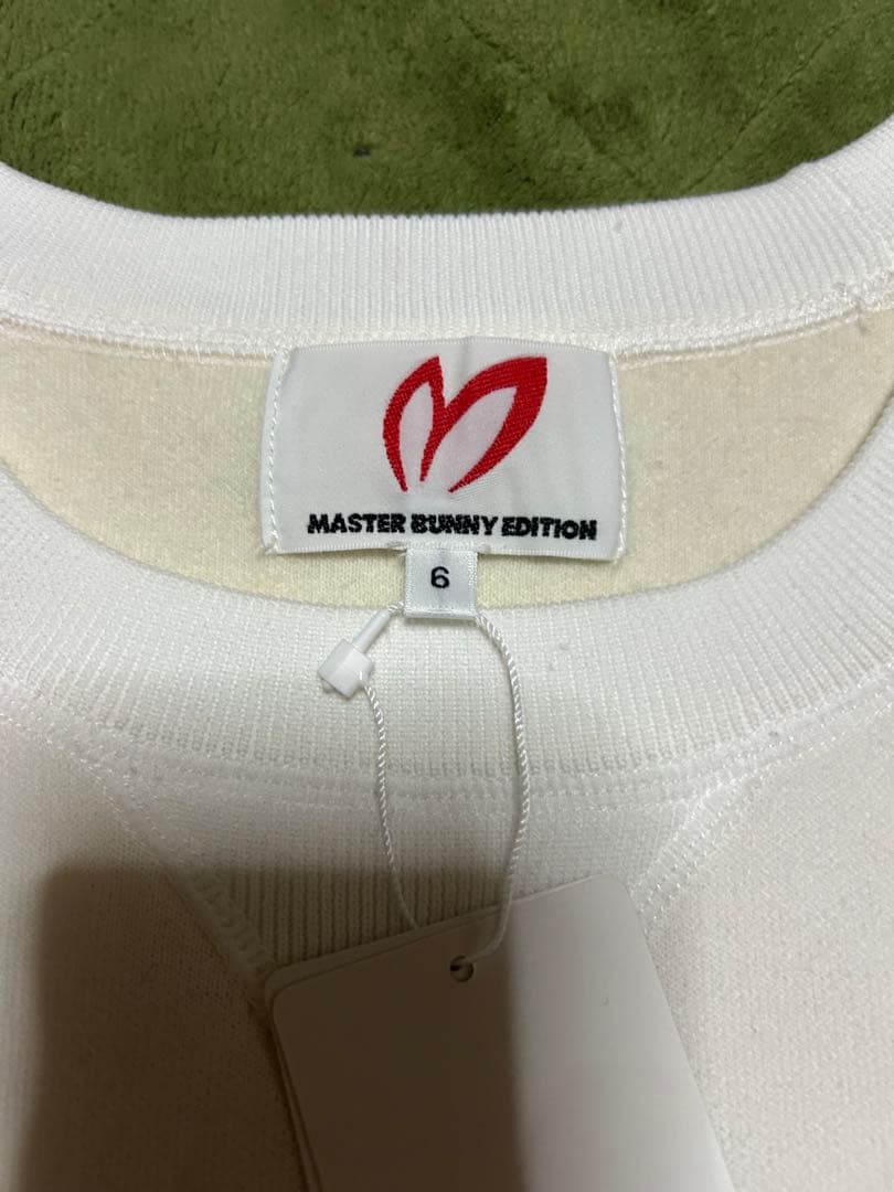 MASTER BUNNY EDITION ホワイトセーター　新品