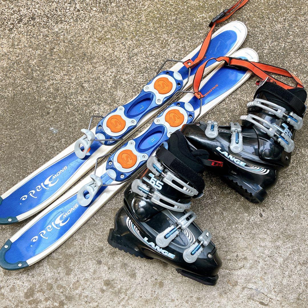 迅速発送　サロモン　ショートスキー　ブーツ　セット