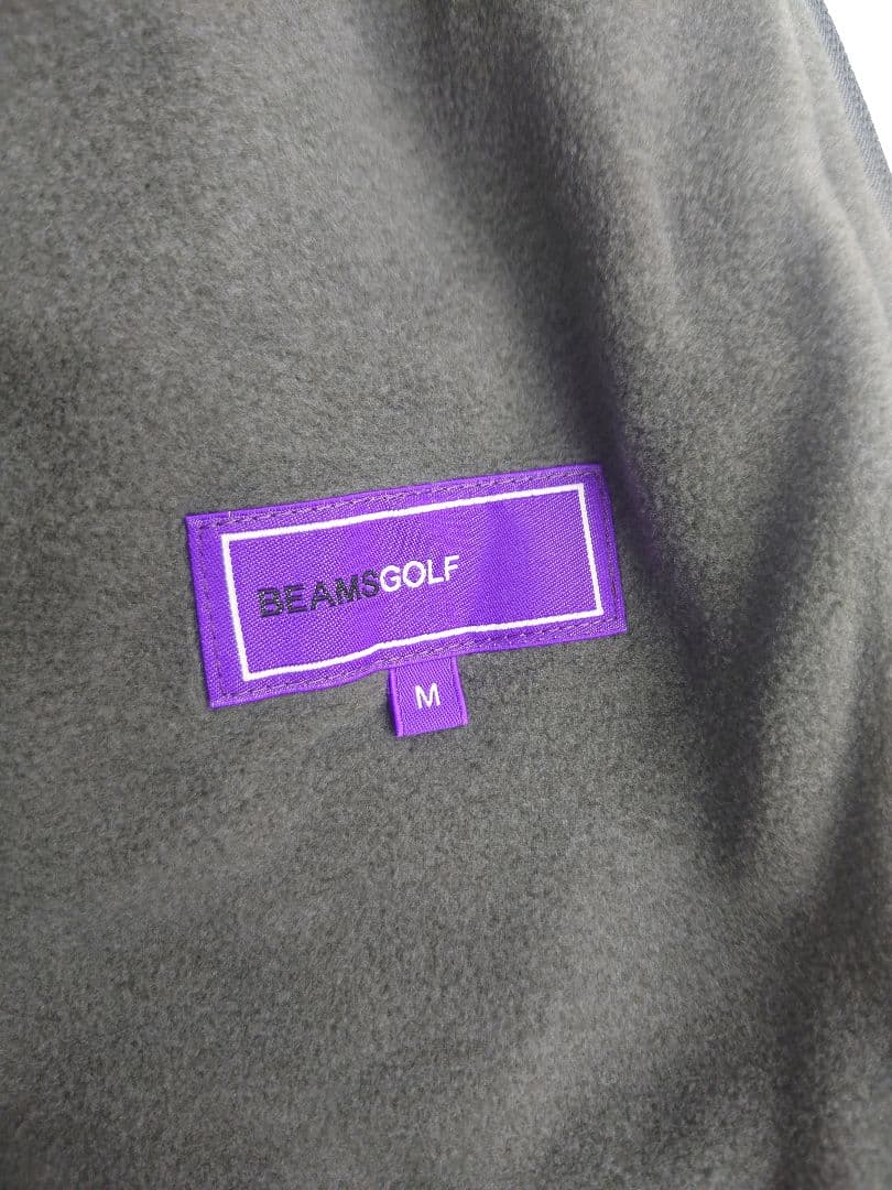 【新品】ビームスゴルフ　ブルゾン PURPLE LABEL フリースパーカー