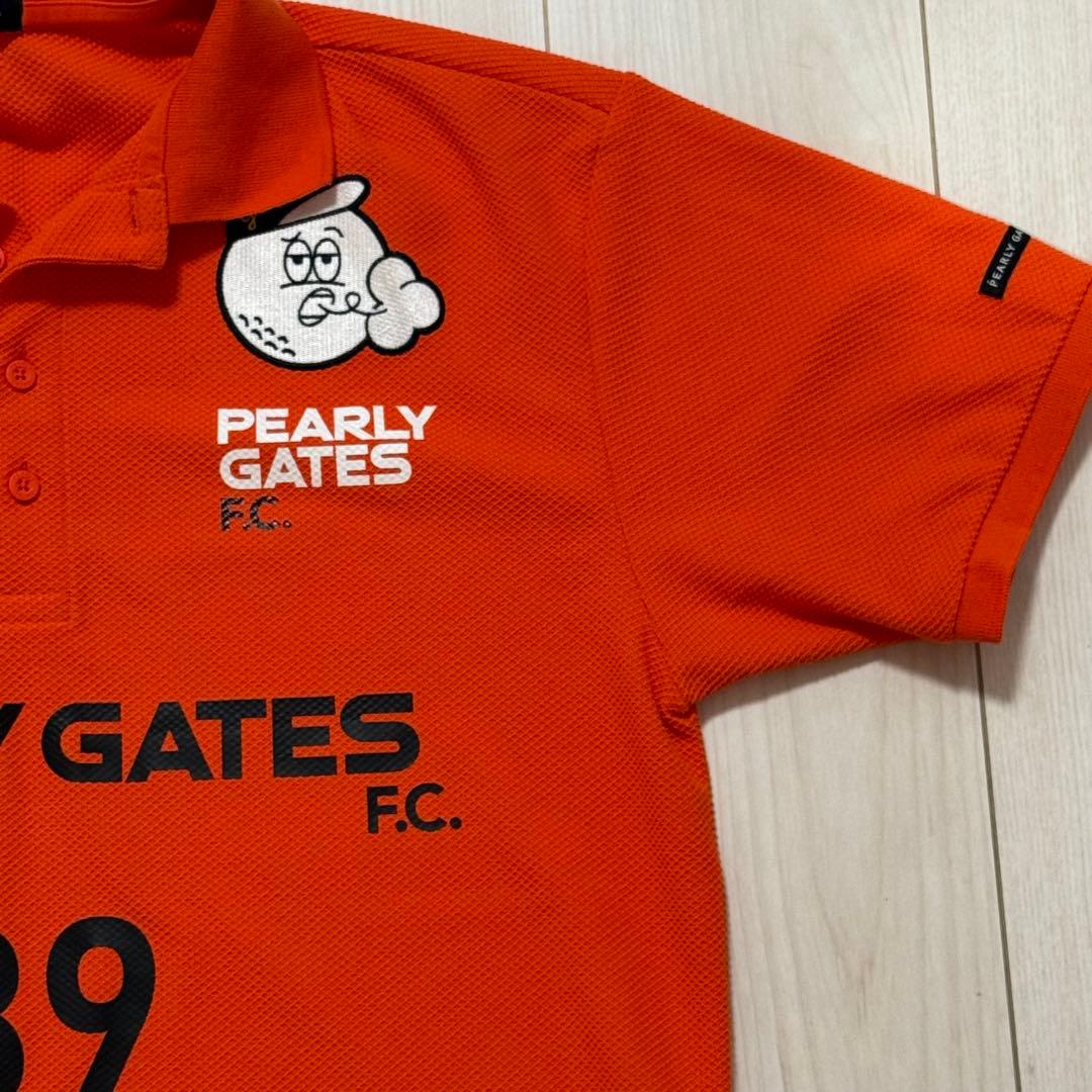 PEARLY GATES F.C. ポロシャツ オレンジ 89
