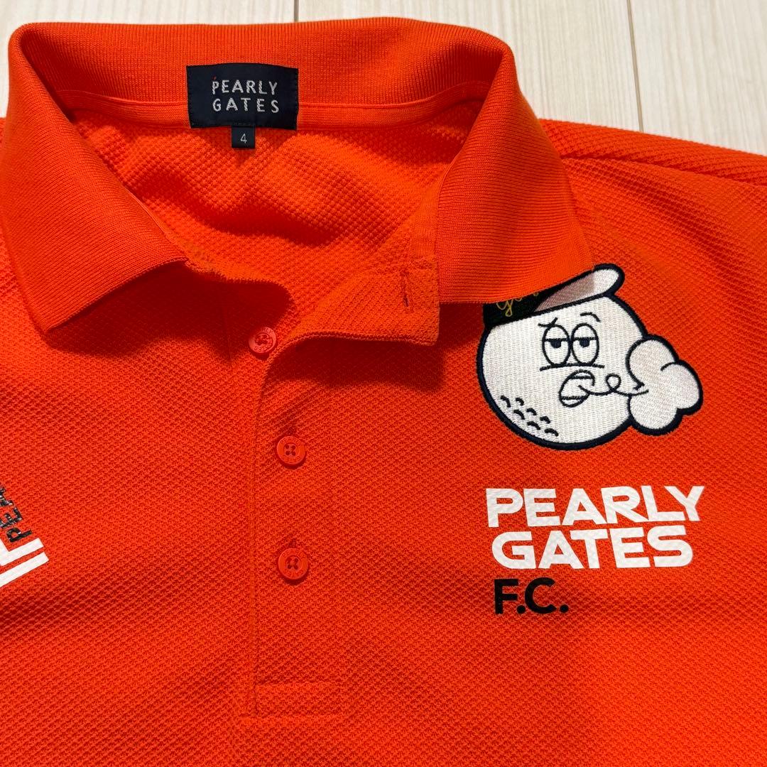 PEARLY GATES F.C. ポロシャツ オレンジ 89