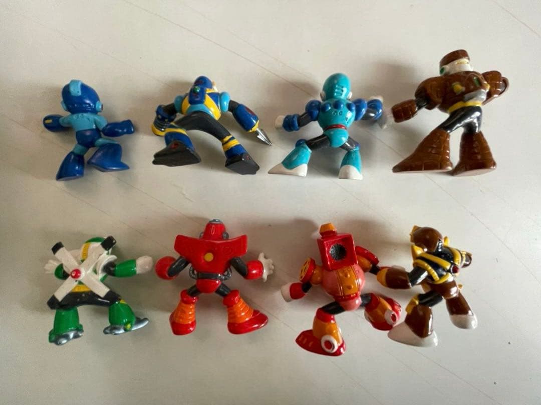 ロックマン フィギュア8体セット　フルカラー大決戦