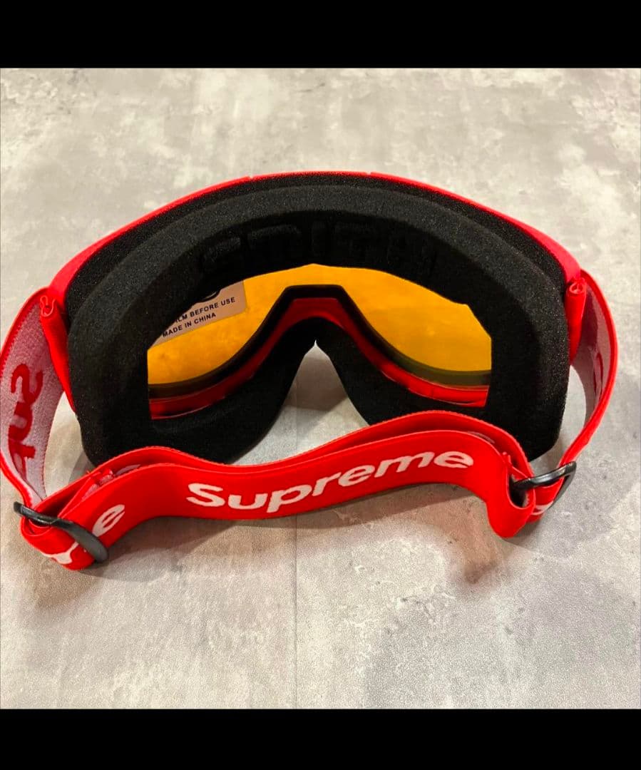 Supreme ゴーグル 赤