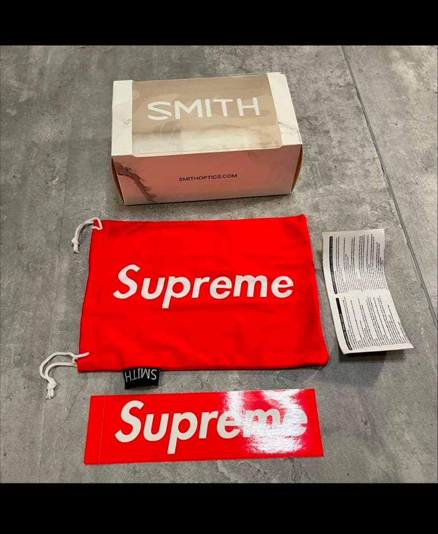 Supreme ゴーグル 赤