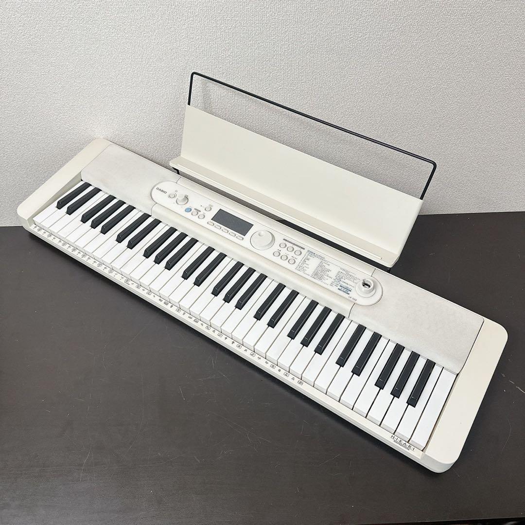 CASIO 光ナビゲーション LK-520 譜面台・ACアダプター付属 2021
