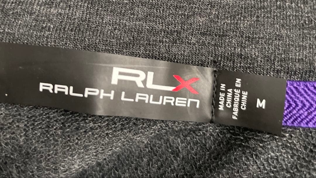 RLX ポロラルフローレン　中綿ジャケット　黒　M　ゴルフ