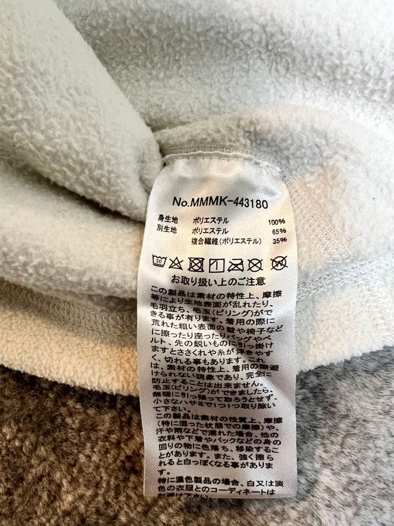 muta MARINE ムータマリン　フリースモックネック
