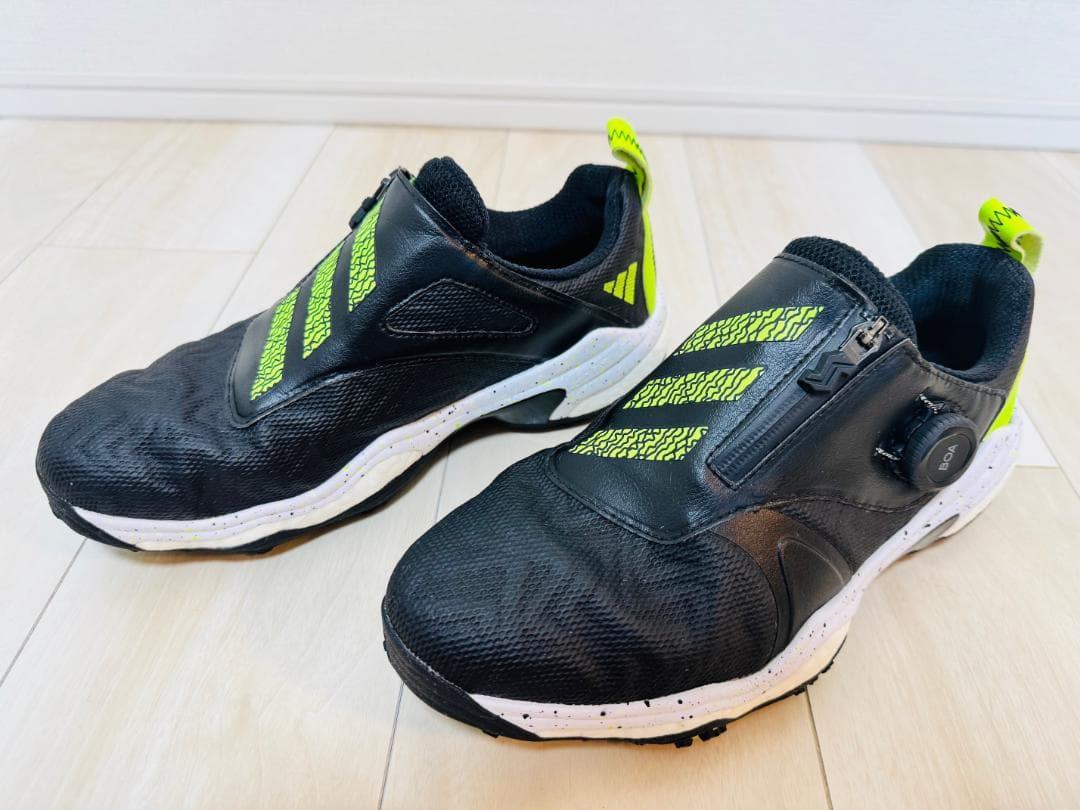 ★美品★adidas コードカオス25ボア ブラック ゴルフ アディダス