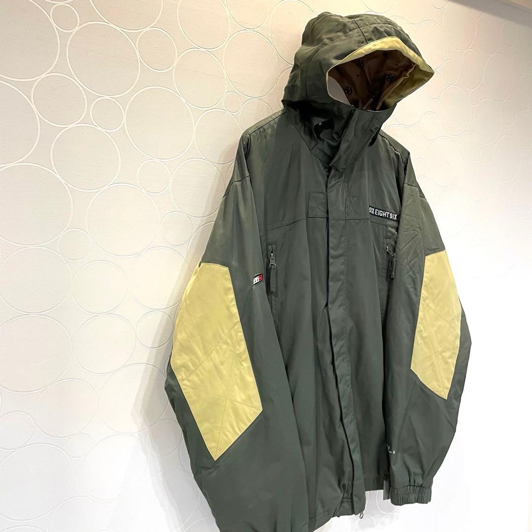 【美品】686 SIX EIGHT SIX × ace スノボジャケット M