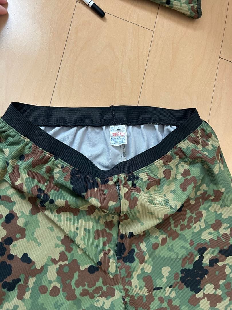 ゴアウインドストッパー　迷彩　上下セット