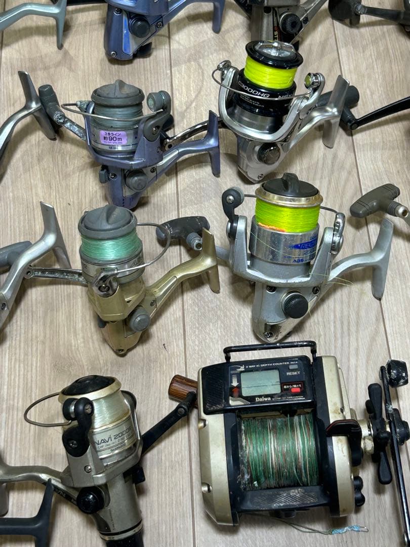 Daiwa, Shimanoリール セット　22個　ジャンク