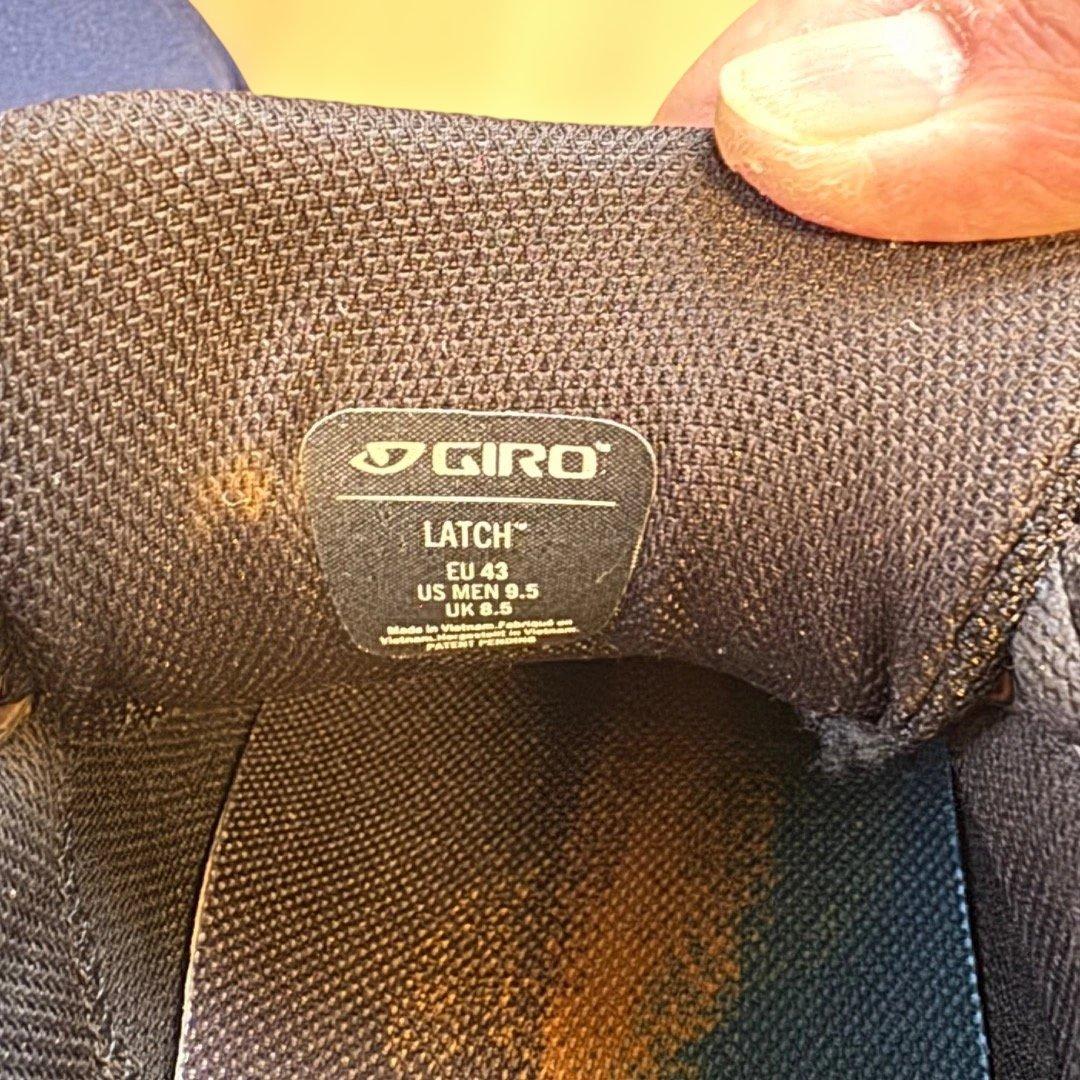 Giro LATCH MTBシューズ 23モデル 27.5cm ダークシャドウ