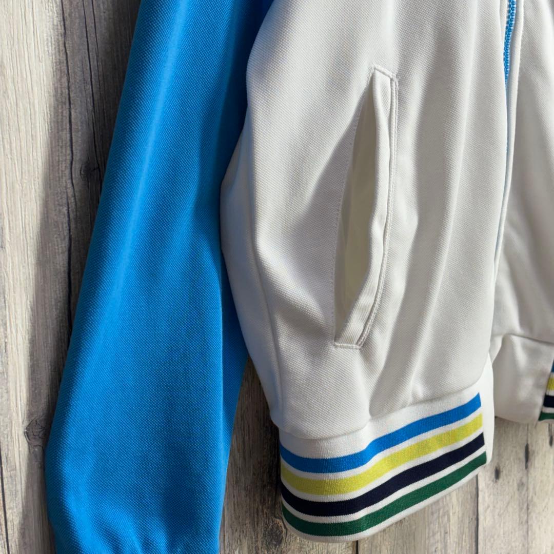 プーマ　PUMA GOLF ジャケット ジップアップ　ホワイト/ブルー　M